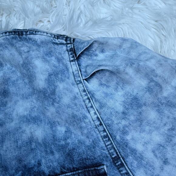 Isabel Marant Iolinea Jean Jacket Size 42 (US 10) Acid Wash 90s Aesthetic - Picture 4 of 12